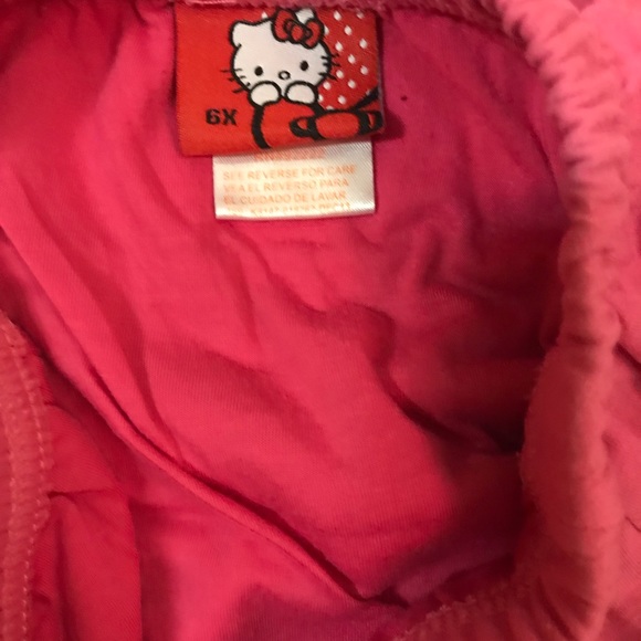 Hello Kitty top & skirt set girls 6x - Picture 3 of 4